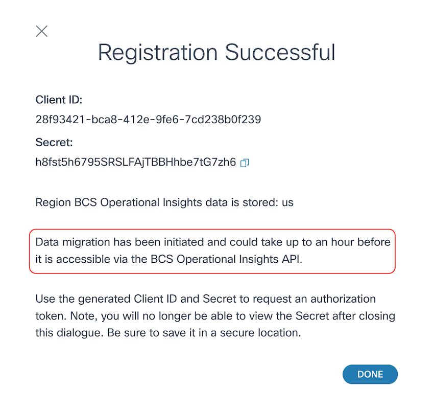 Application Registration - Business Critical Services(BCS) Operational ...