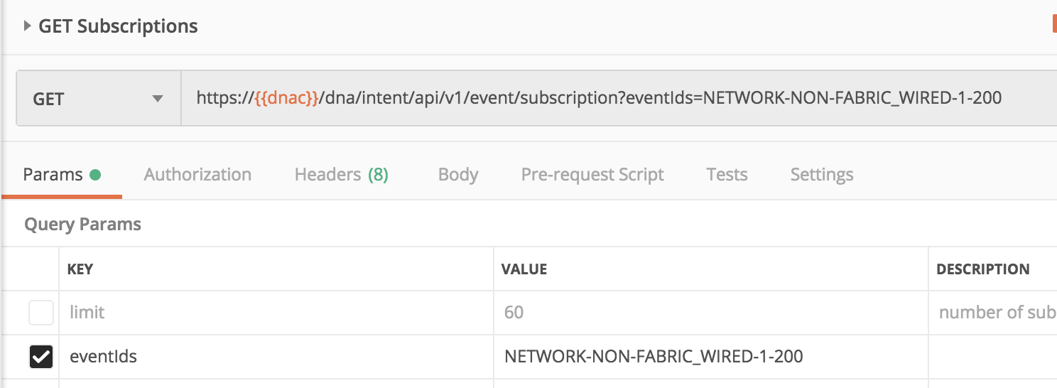Event Management - Cisco Catalyst Center API 3.1.6 - Cisco DevNet