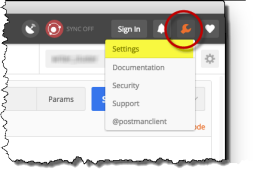 Postman Settings