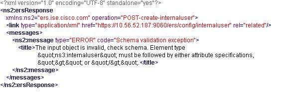 Error Codes - Cisco Identity Services Engine API, Release 3.0 - Cisco ...