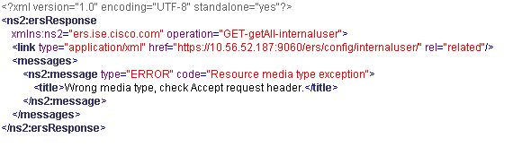 Error Codes - Cisco Identity Services Engine API, Release 3.0 - Cisco ...