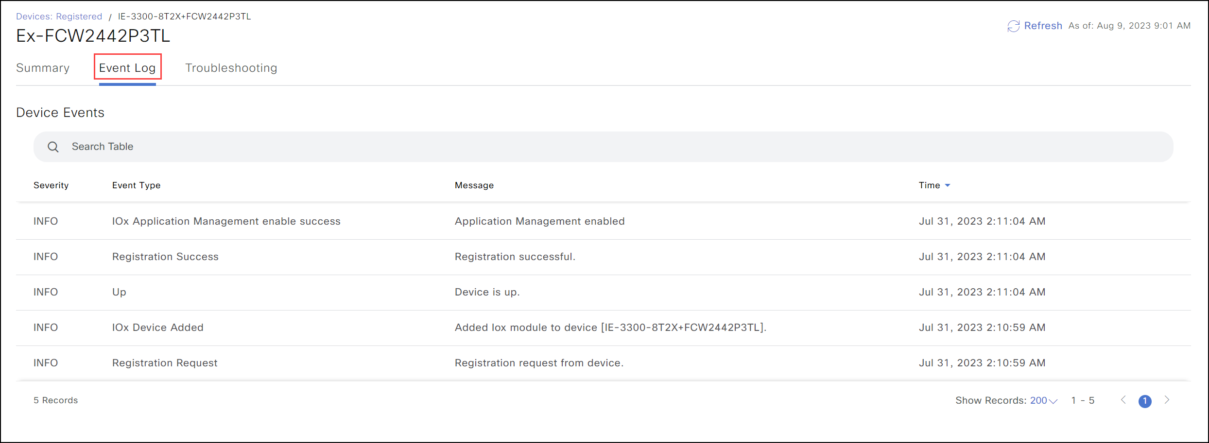 Device Config