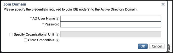 Specify Username and Password