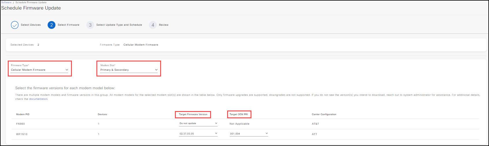 Update network device firmware - Cisco IoT Operations Dashboard - Cisco ...