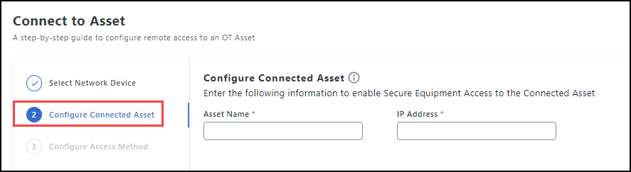 Connect to Asset