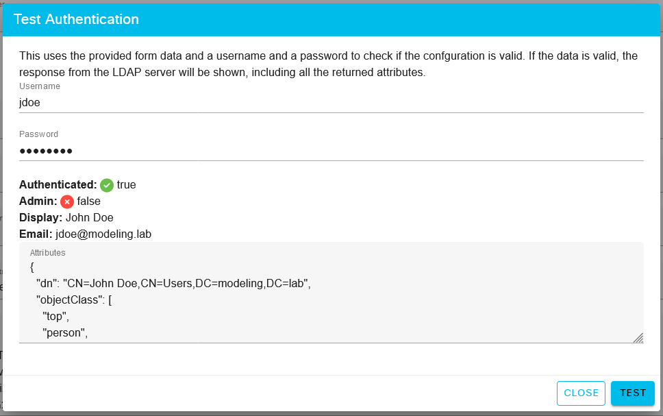 LDAP Testing