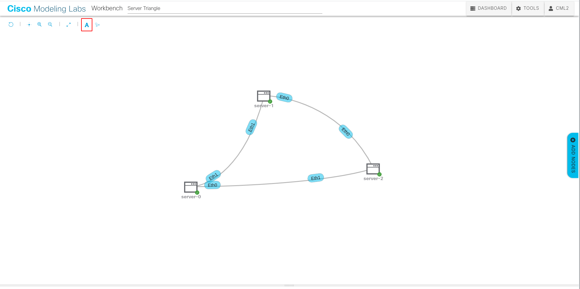 Show/Hide link labels in the workbench