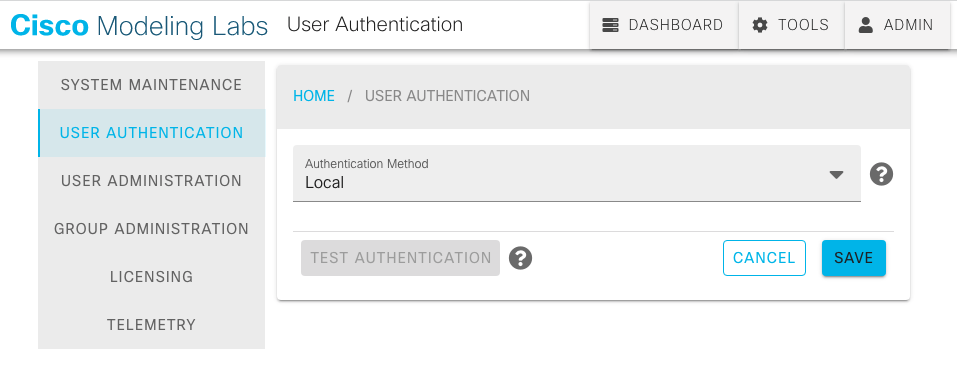 Configuring LDAP Authentication - Cisco Modeling Labs v2.3 - Cisco DevNet