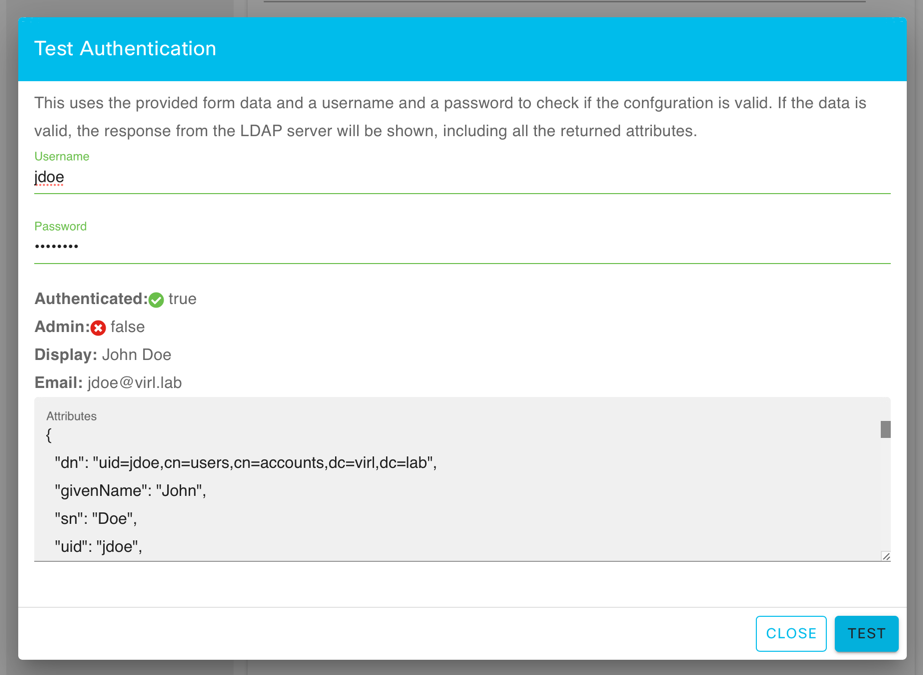 LDAP Testing