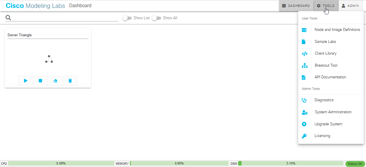 Navigation Menu Bar
