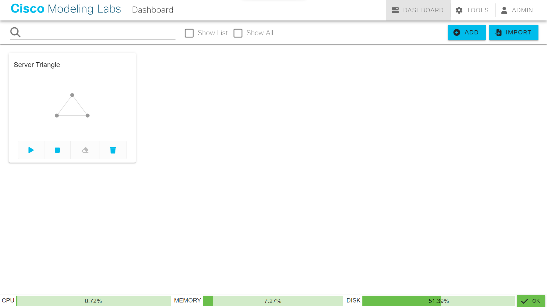 HTML5 Interface