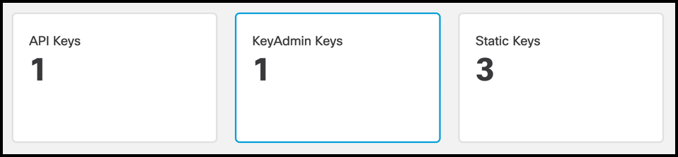 Umbrella API key dashboard