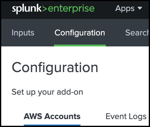 Add AWS Account Information