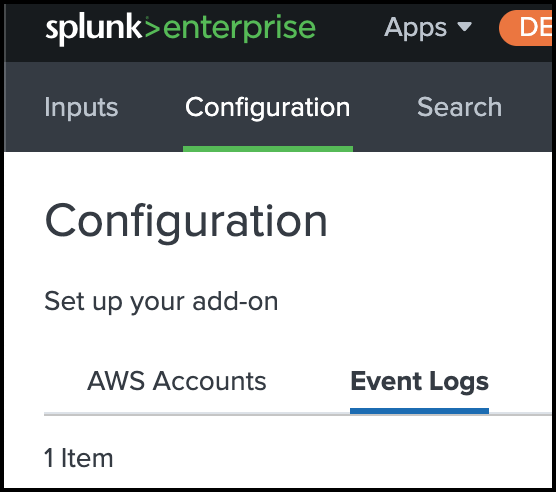 Add AWS Account Information