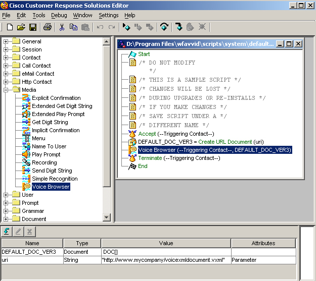 A Sample Voicebrower.aef Script - Contact Center Express - Cisco DevNet