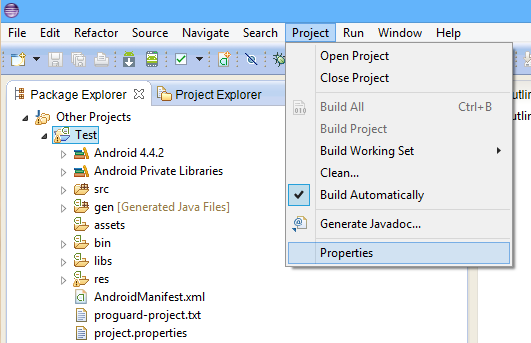 Finish Import Projects Dialog