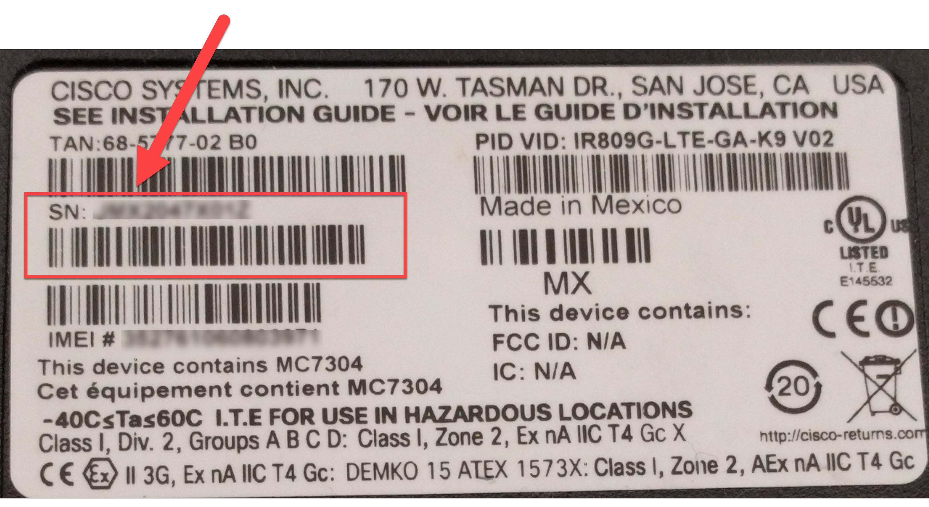 Gateway Serial Location Gateway Management Module GMM Cisco DevNet