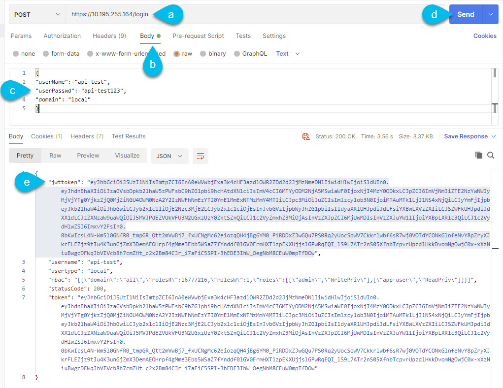 Nexus Dashboard Login Using Postman