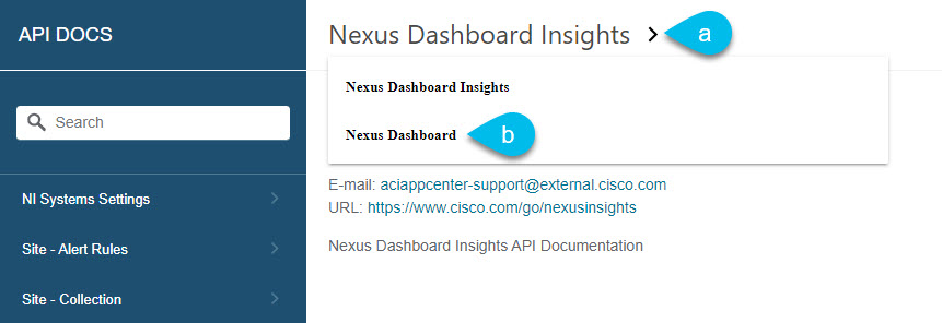 Nexus Dashboard API