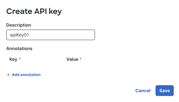 Copy User API Keys