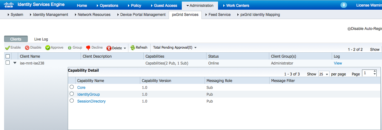 Configuring ISE for pxGrid