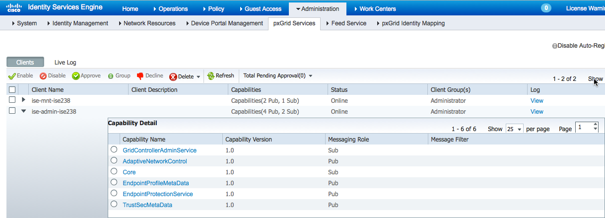 Configuring ISE for pxGrid