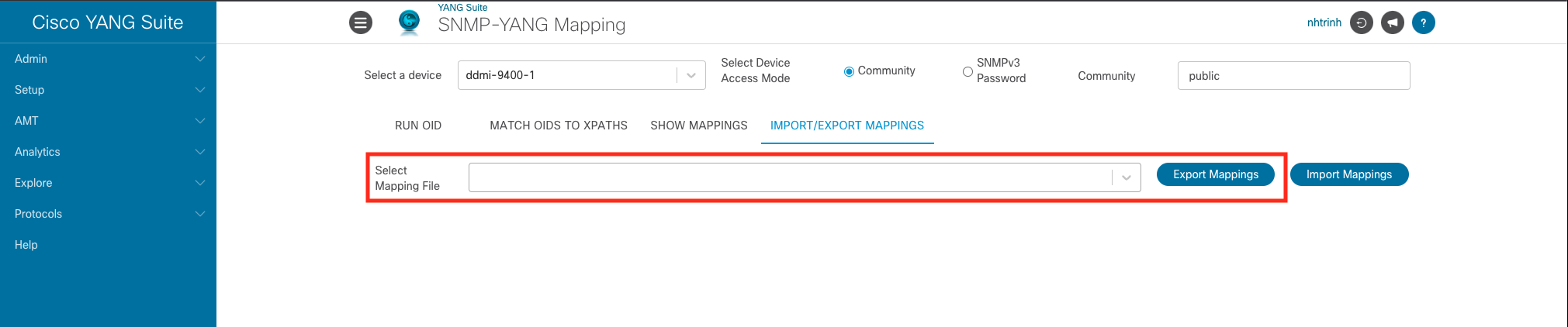 Export Mappings